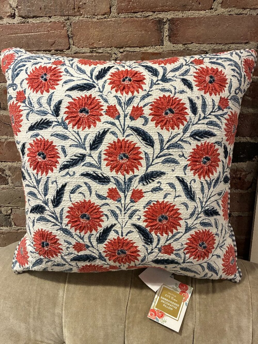 Envogue~ NWT!!~ Feather-Down Decorative Pillow (Retail:  $50)